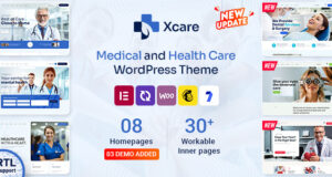 Xcare – WordPress-Template für Medizin und Gesundheitswesen