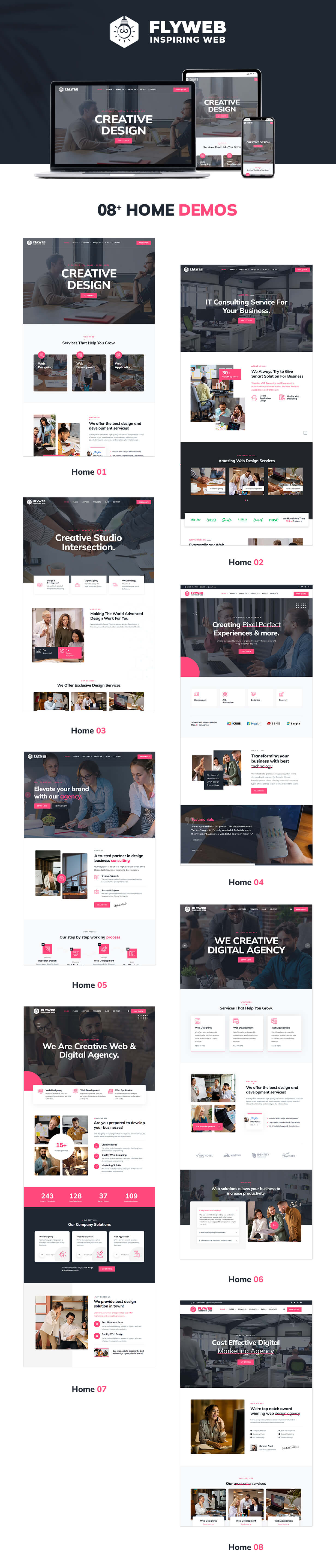WordPress-Theme der Webdesign-Agentur