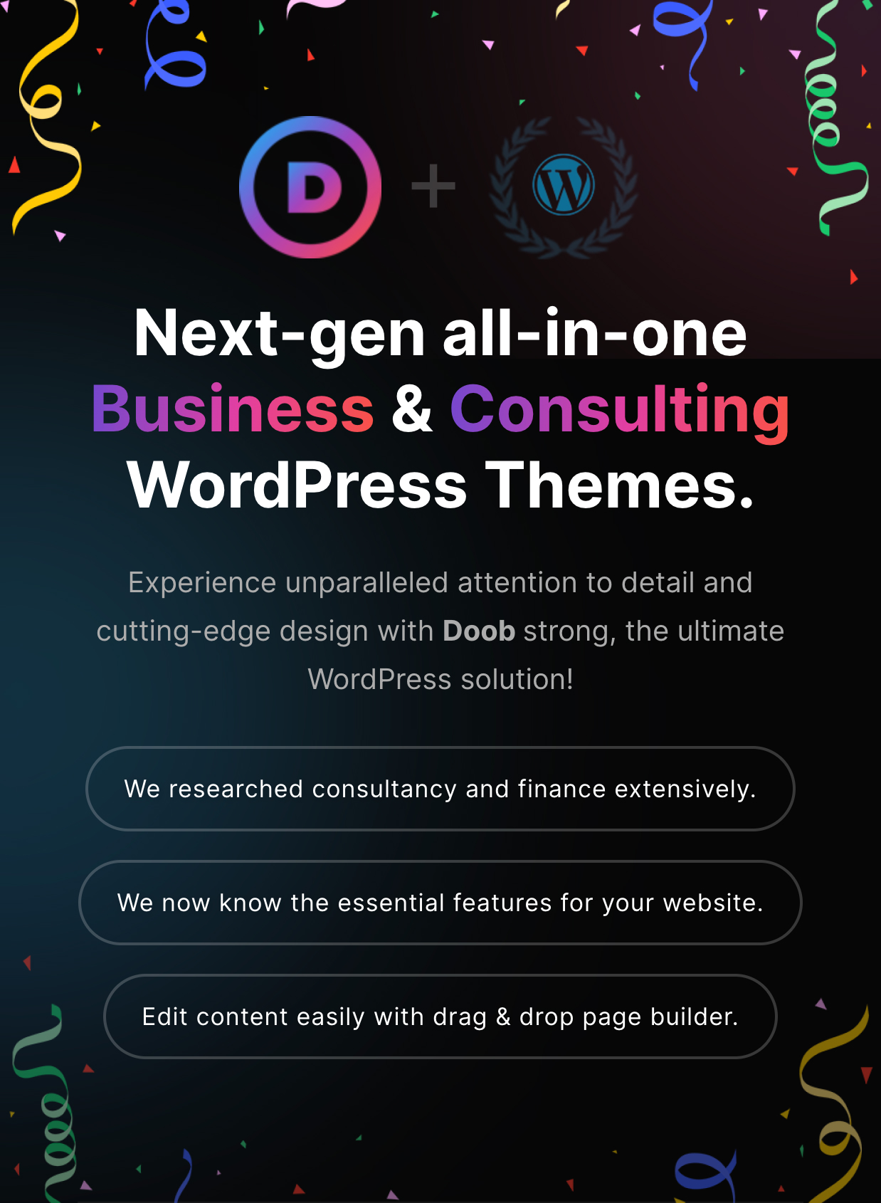 Doob – WordPress-Theme für Unternehmen und Beratung – 7