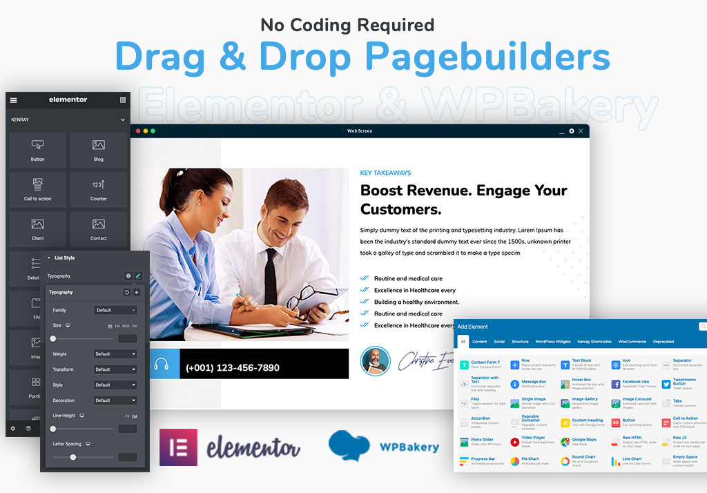 Kenray – Consulting Business WordPress Theme mit Elementor und WPBakery