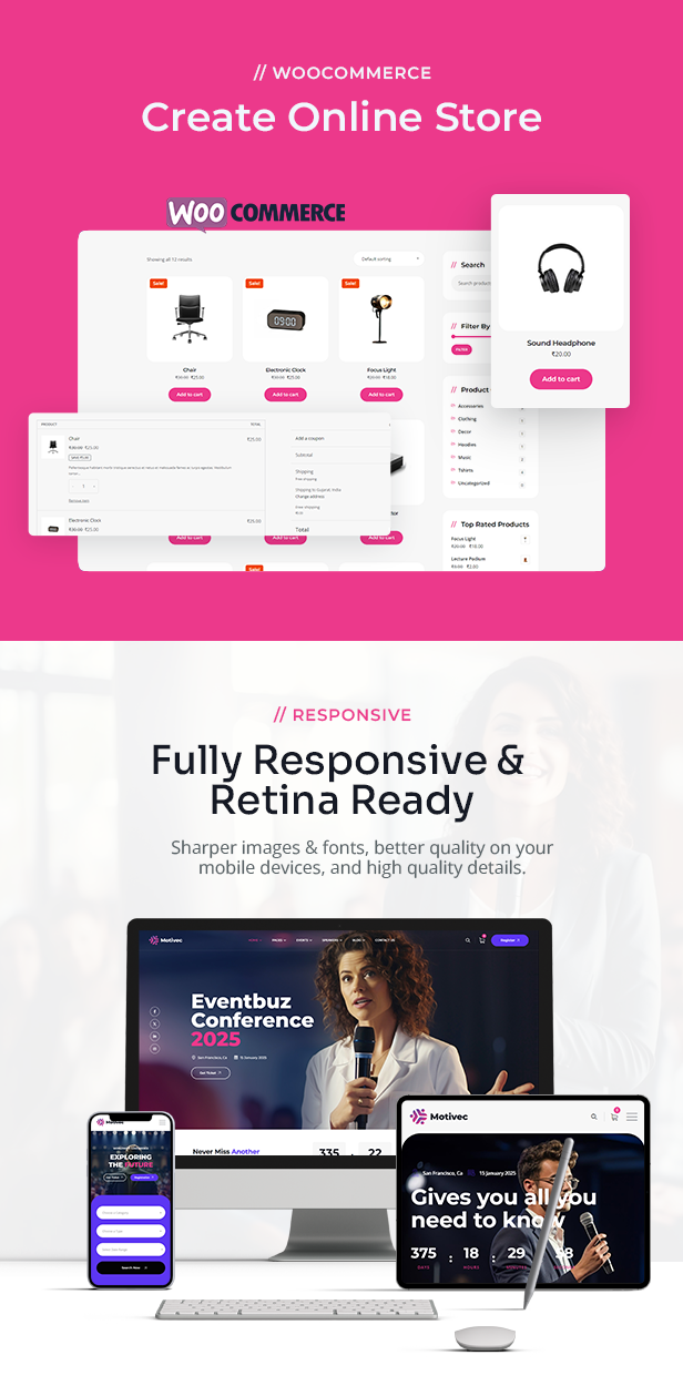 Motivec WordPress-Theme