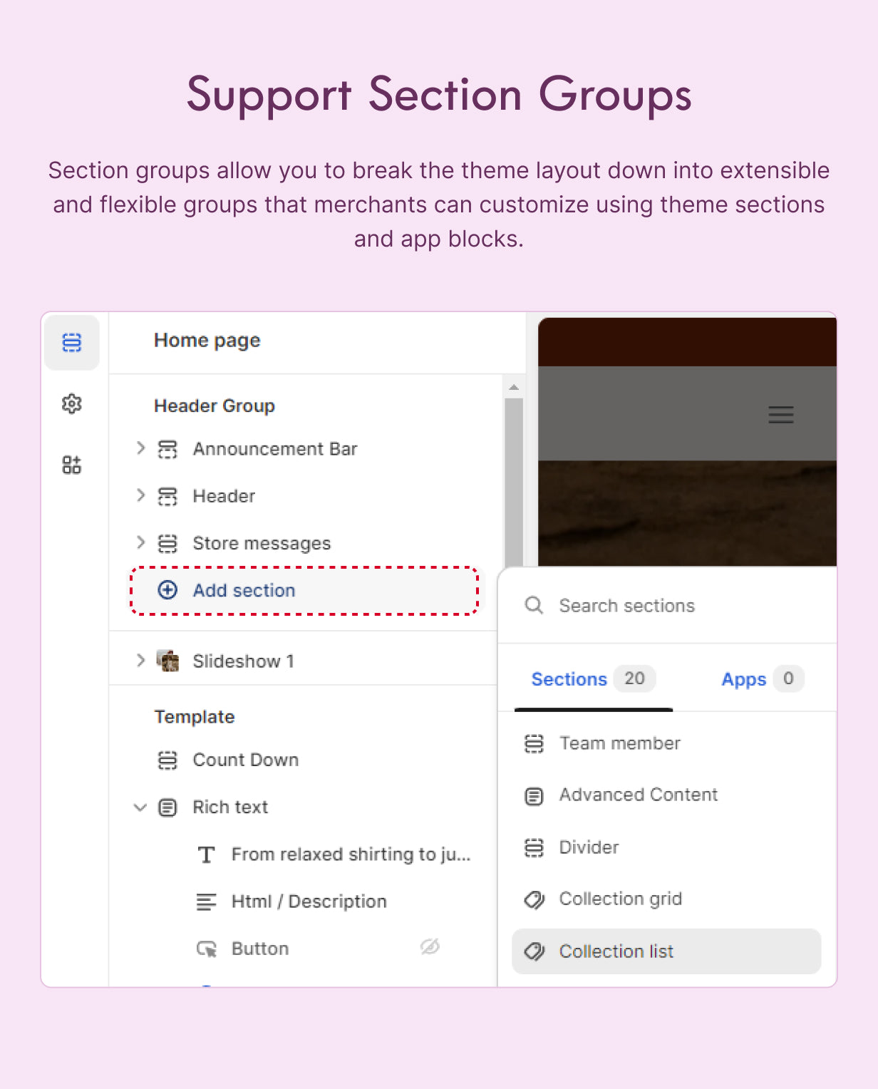 Gruppenabschnitt