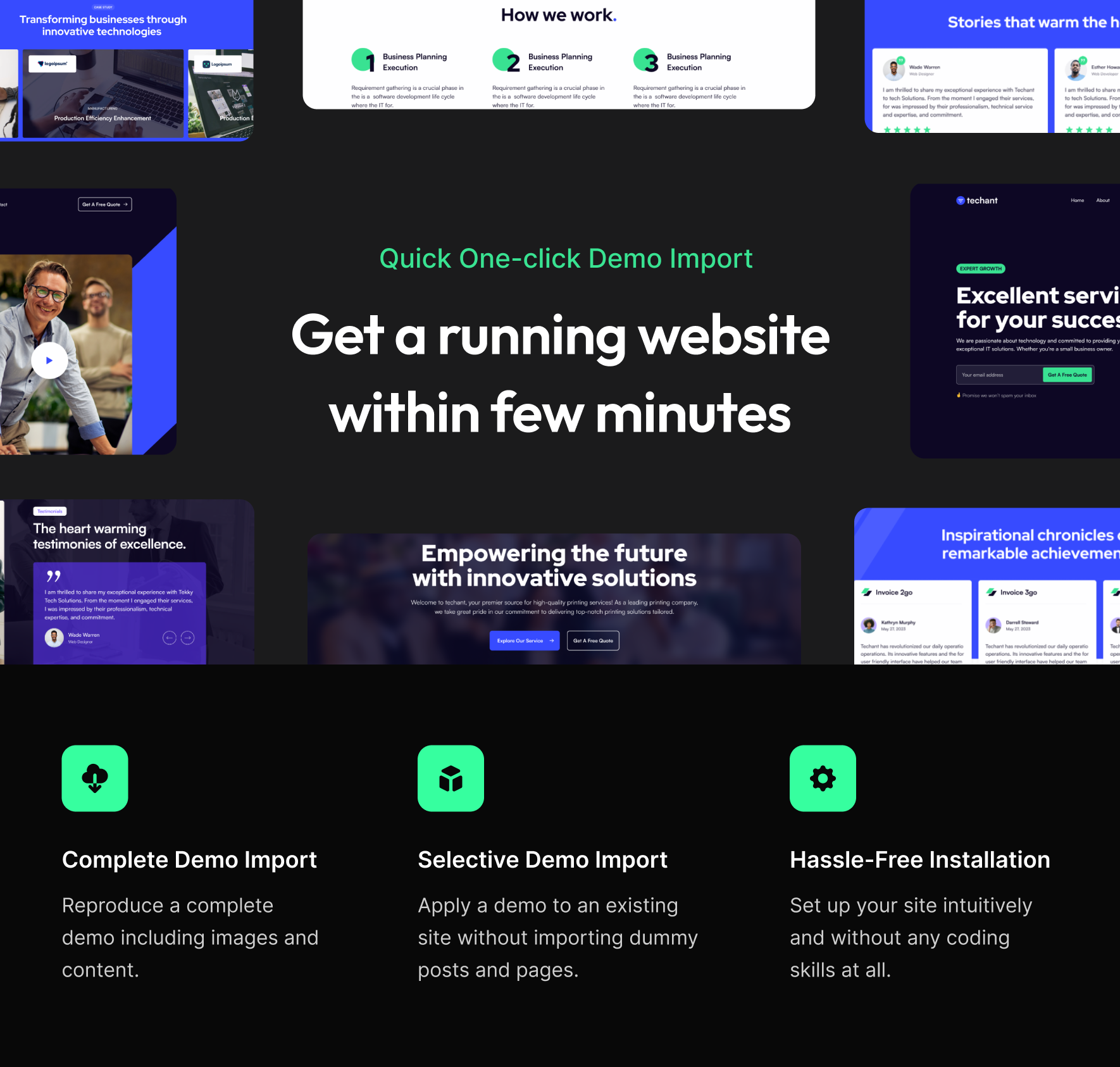 Techant – WordPress-Theme für Technologie- und IT-Lösungen – 3