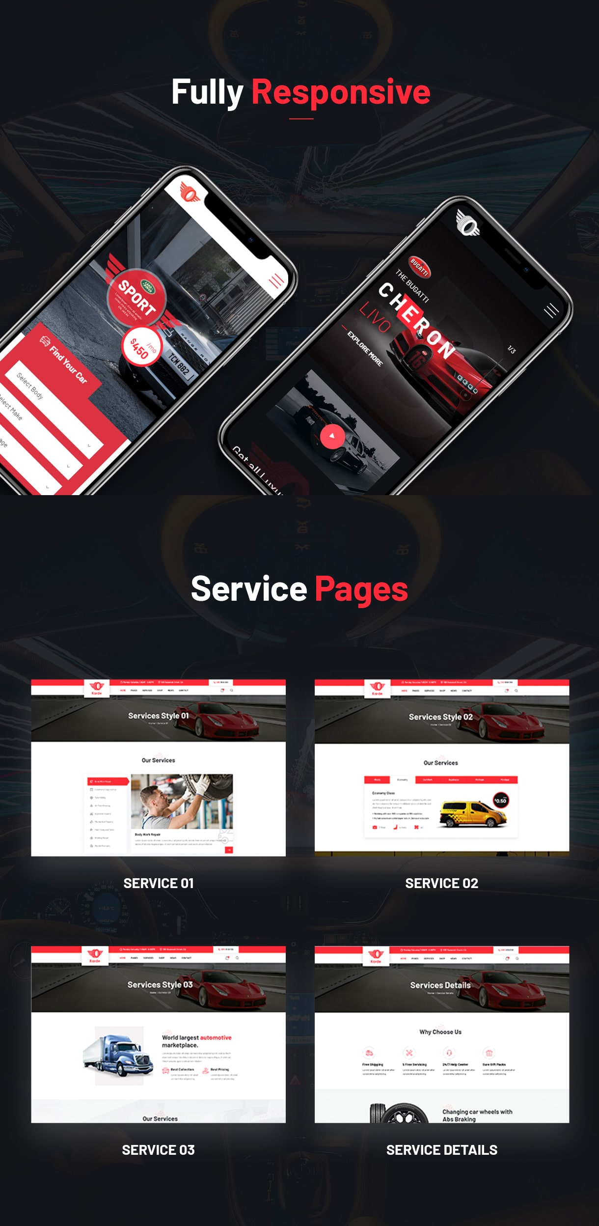 WordPress-Theme für Automobile