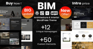 BIM – Elementor-WordPress-Vorlage für Architektur und Innenarchitektur