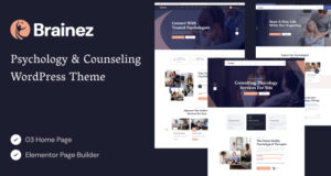 Brainez – WordPress-Vorlage für Psychologie und Beratung
