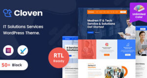 Cloven – WordPress-Layout für IT-Lösungsdienstleister + RTL