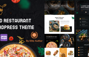 Dishify – WordPress-Vorlage für Restaurants
