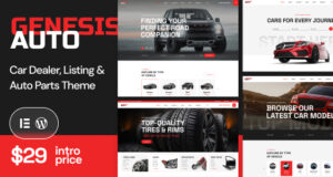 GenesisAuto – Autohändler- und React-Listing-WordPress-Template