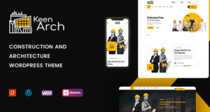 Keenarch – WordPress-Layout für Bau und Konstruktion