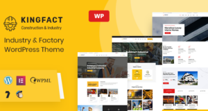 Kingfact | Industrie & Fabrik WordPress Vorlage + RTL