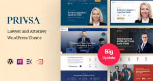 Privsa – WordPress-Vorlage für Anwälte und Rechtsanwälte
