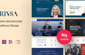 Privsa – WordPress-Vorlage für Anwälte und Rechtsanwälte