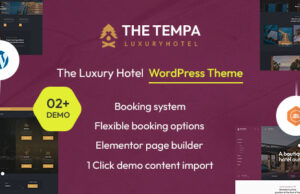 Tempa – Das Luxushotel WordPress