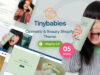 Tinybabies – Schönheitskosmetik und Hautpflege Shopify-Layout