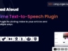 Vorlese-Plugin: Echtzeit-Text-to-Speech für WordPress