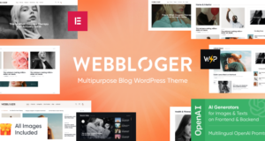 Webbloger – Mehrzweck-Blog-WordPress-Layout