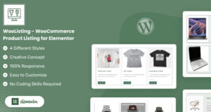 WooListing – WooCommerce-Produktliste für Elementor