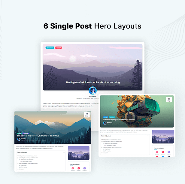 Cavin | Minimalistisches und leichtes WordPress-Blog-Theme