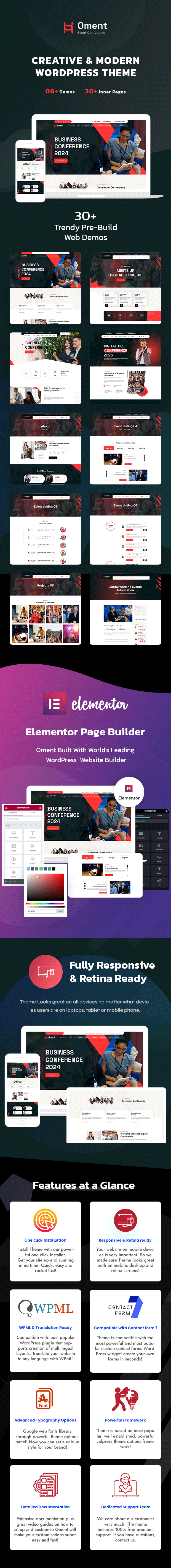 Oment – ​​WordPress-Theme für Events und Konferenzen – 2