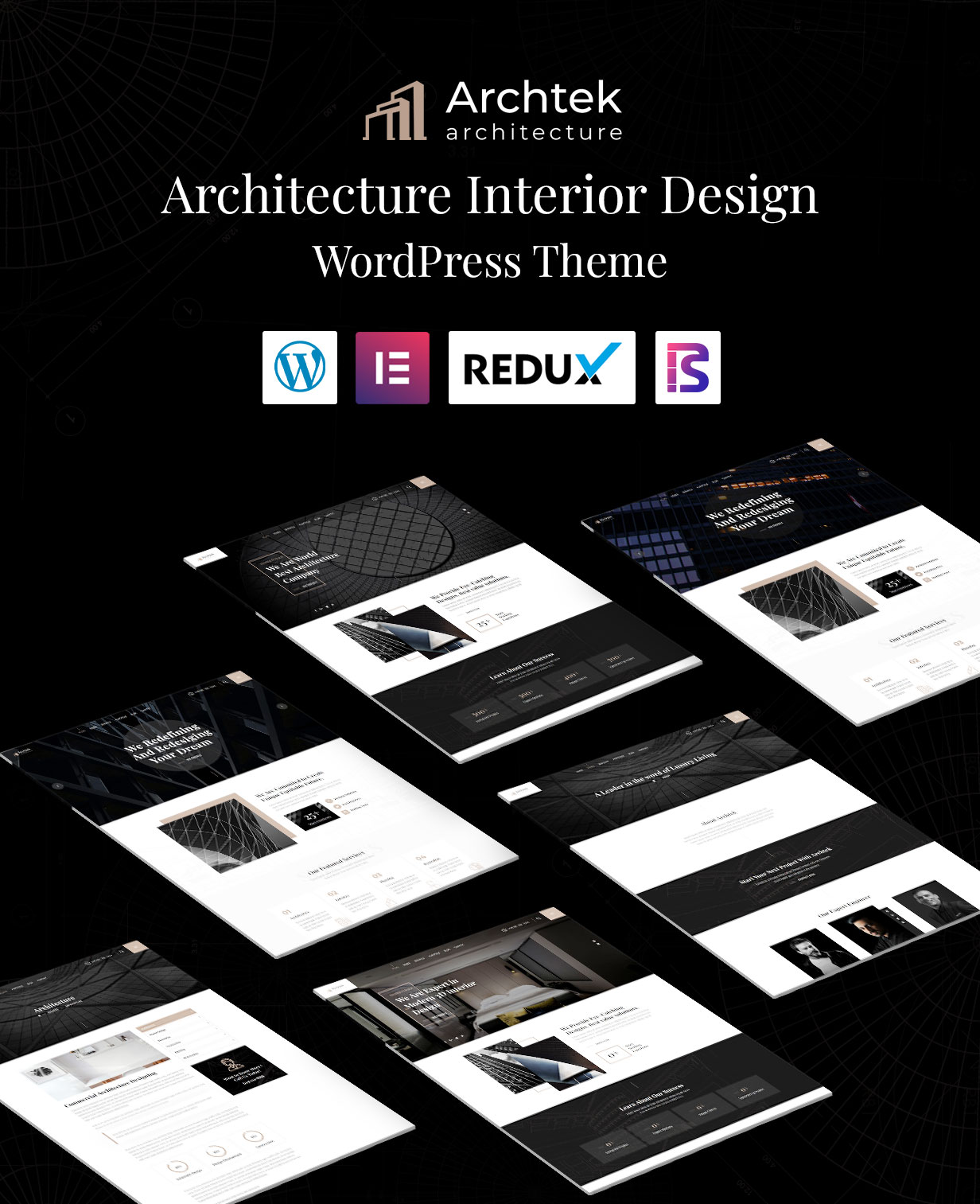 Archtek – Architektur-Innenarchitektur-WordPress-Theme 
