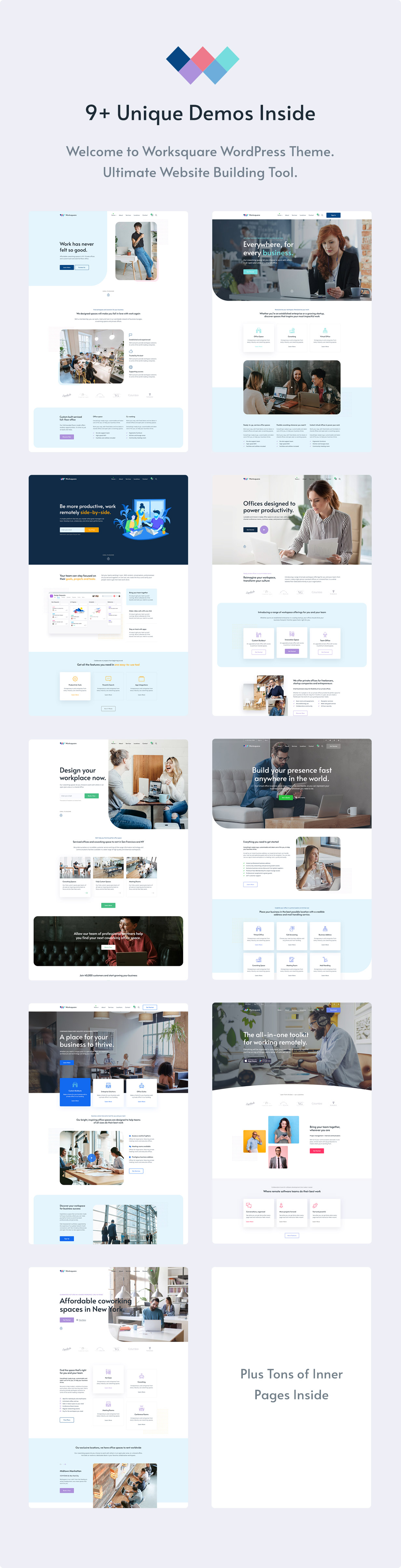 Worksquare – WordPress-Theme für Coworking und Büroräume – 4