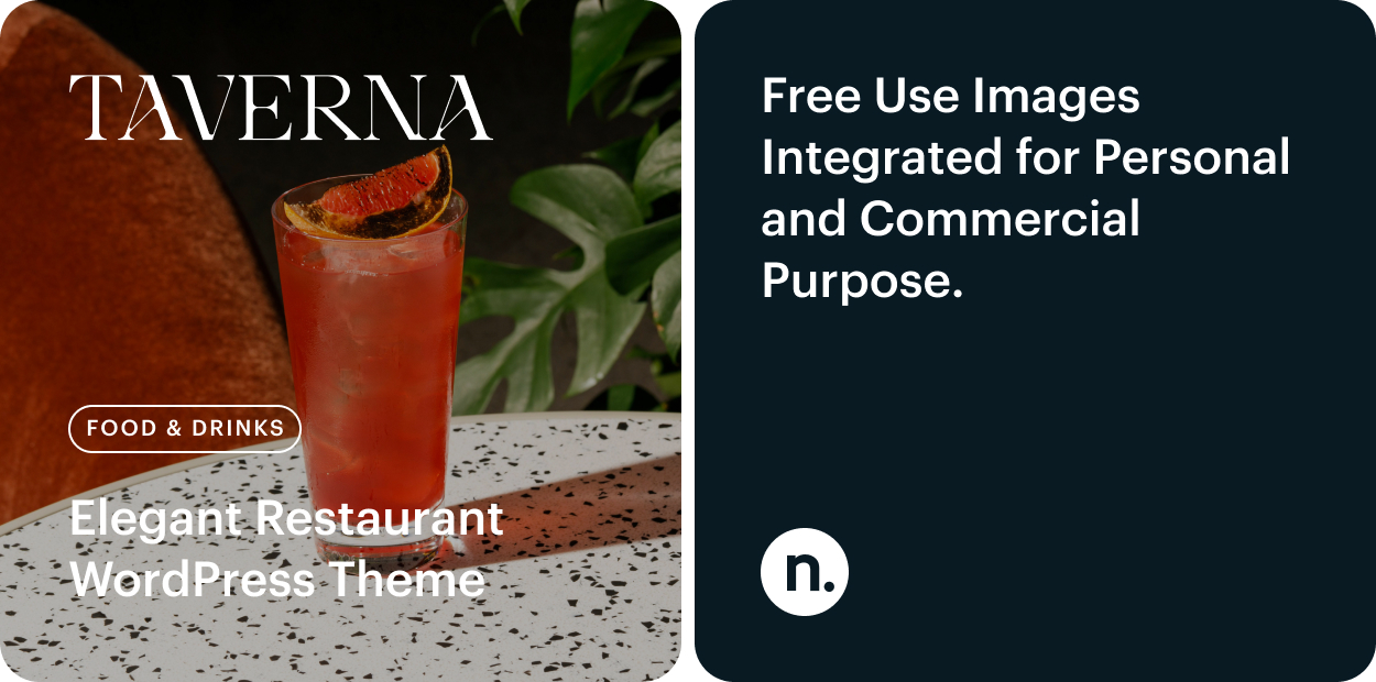Taverna -  Elegant Restaurant WordPress Theme