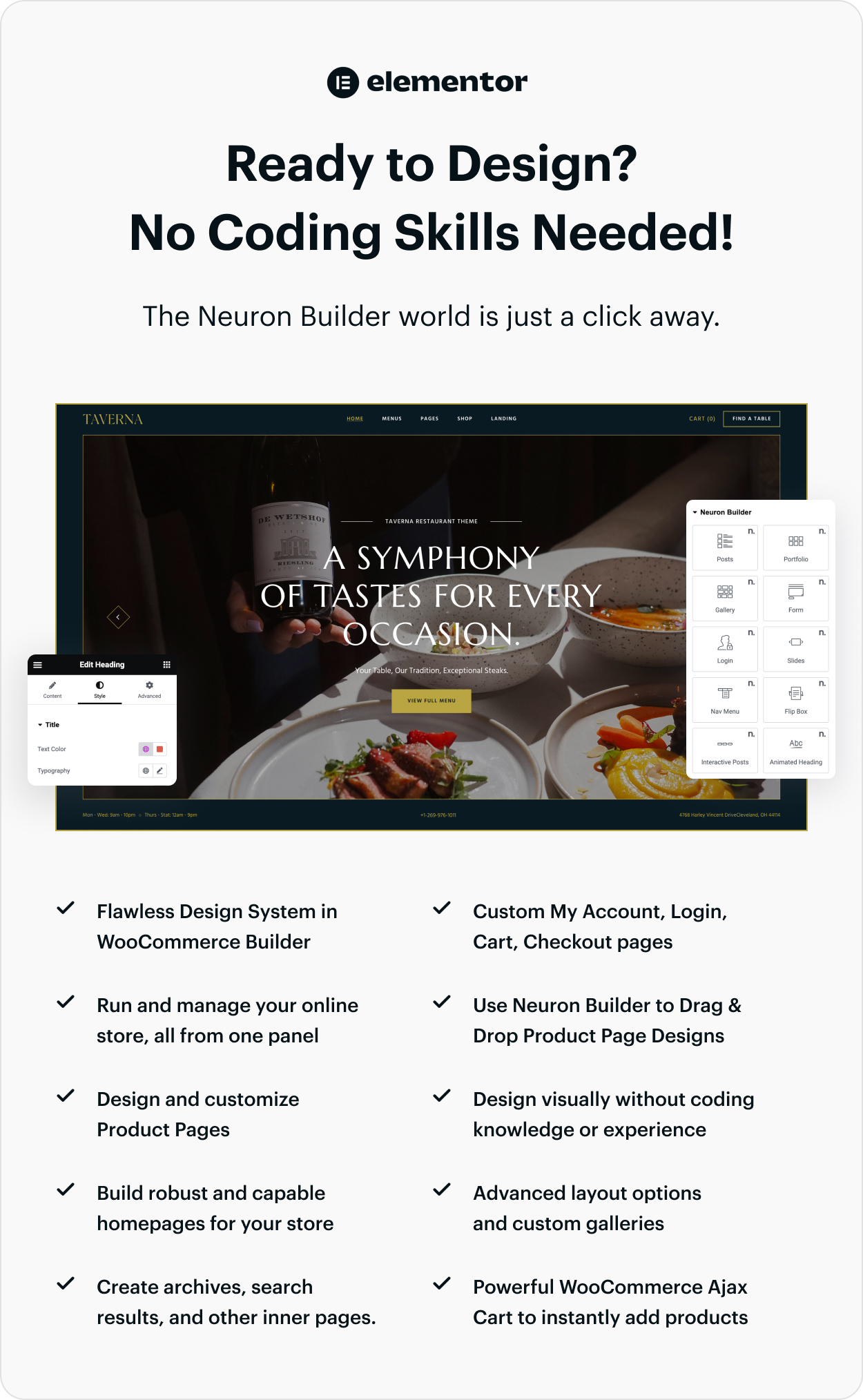 Taverna -  Elegant Restaurant WordPress Theme
