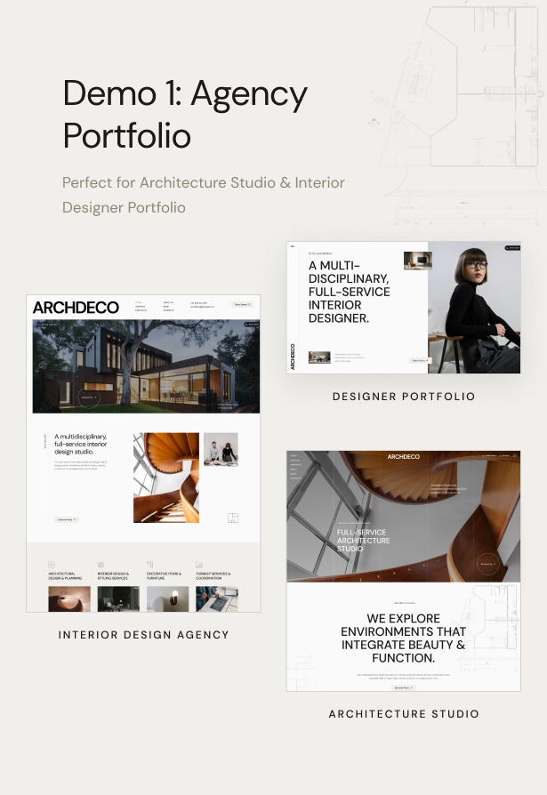 WordPress-Theme für Innenarchitektur