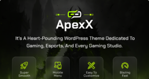 ApexX – Esports- und Gaming-WordPress-Vorlage