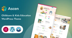 Ascen – WordPress-Vorlage für Kinderbetreuung und Kindererziehung