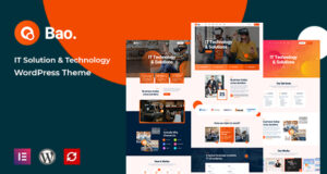 Bao – WordPress-Vorlage für IT-Lösungen und -Dienste
