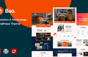 Bao – WordPress-Vorlage für IT-Lösungen und -Dienste