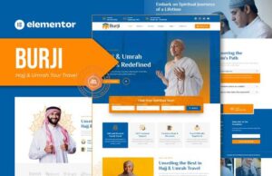 Burji – Hajj & Umrah Tour Travel Elementor Template Kit