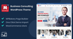 Majed – WordPress-Layout für Unternehmensberatung