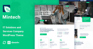 Mintech – WordPress-Template für IT-Lösungen und -Dienste