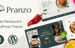 Pranzo – Italienisches Restaurant-WordPress-Layout