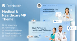 ProHealth – Kreatives WordPress-Layout für Medizin und Gesundheitswesen