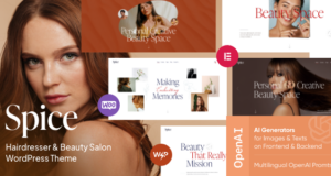 Spice – WordPress-Vorlage für Schönheits- und Friseursalons
