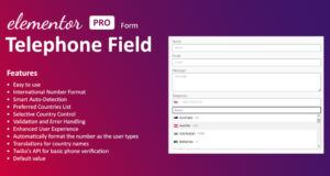 Telefonfeld für Elementor-Formular