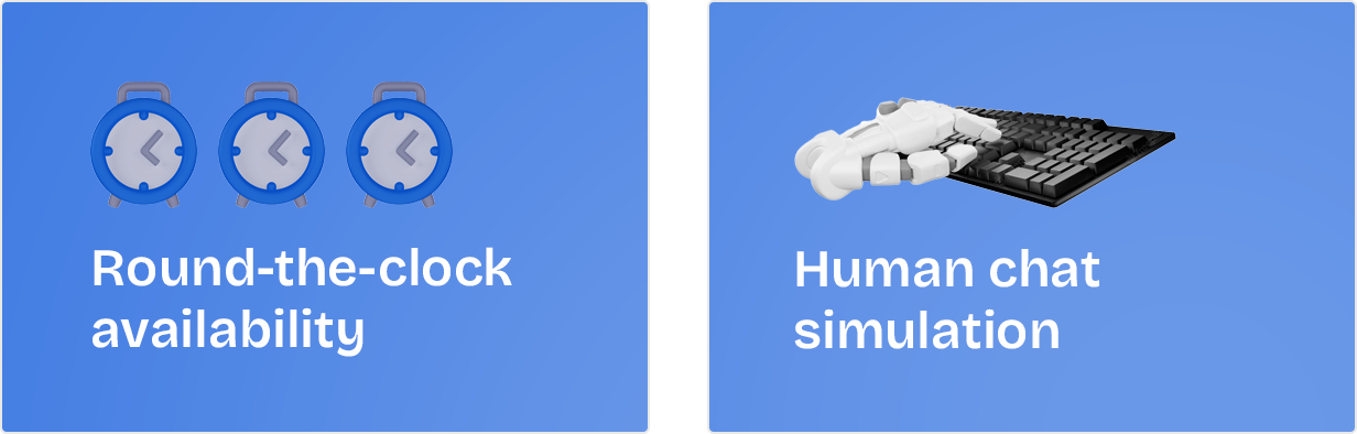 Menschliche Chat-Simulation