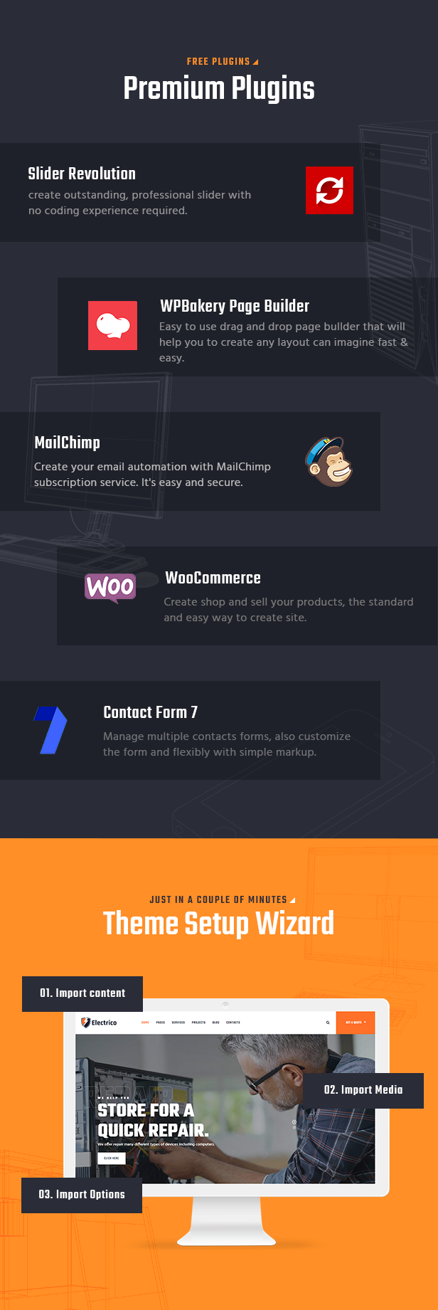 Electrico WordPress-Theme