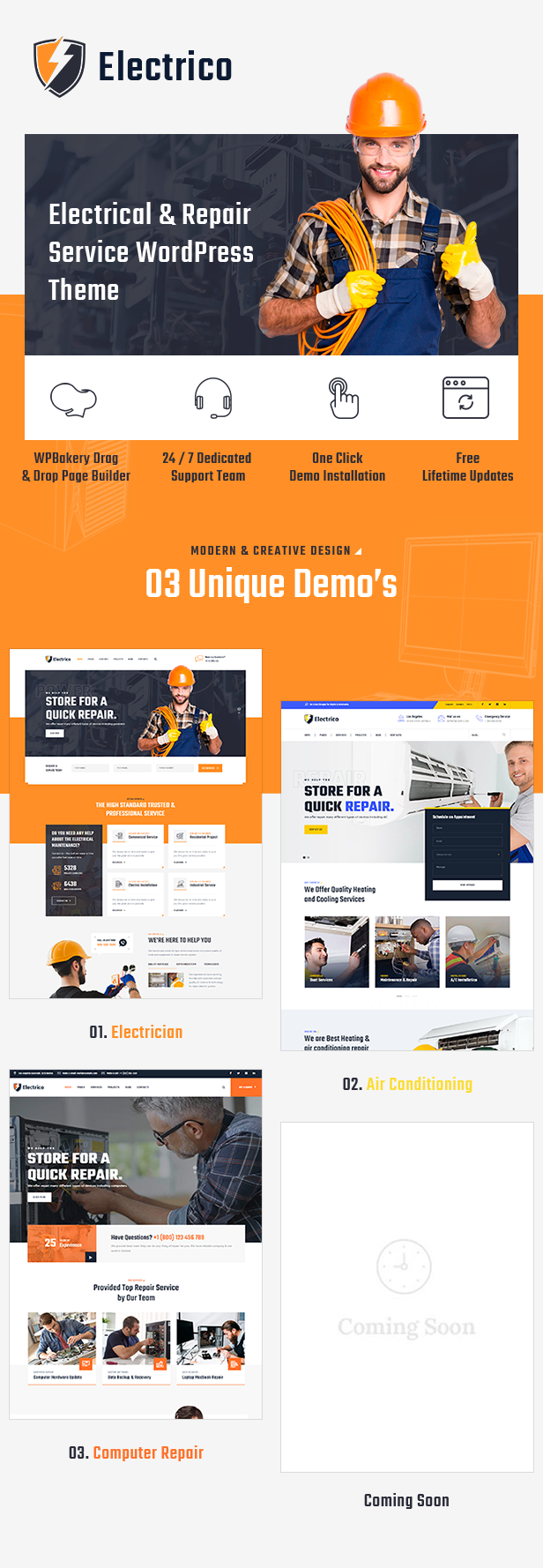 Electrico WordPress-Theme