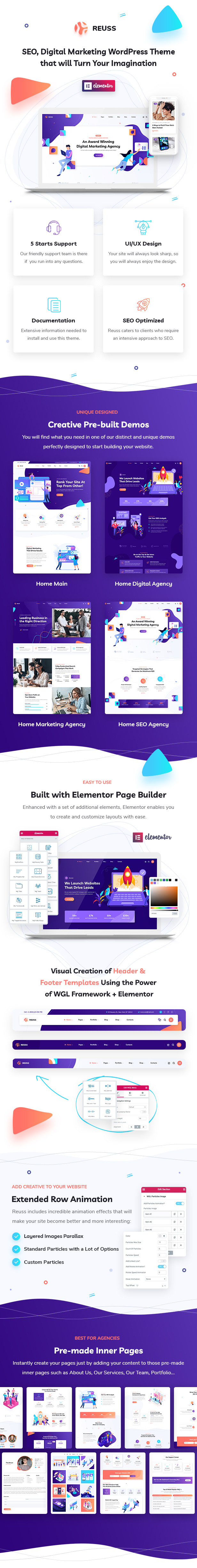 Reuss – SEO-Marketingagentur WordPress-Theme – 1