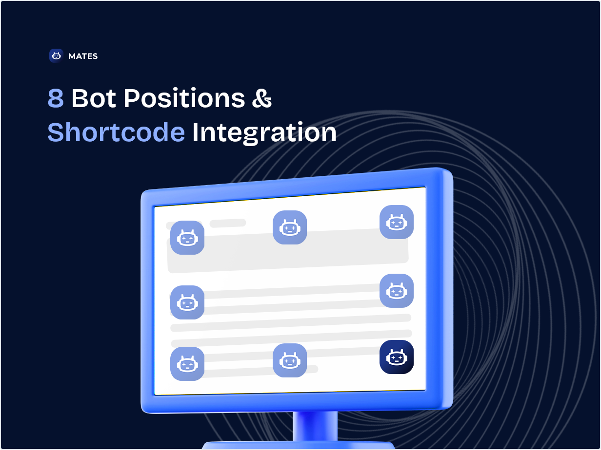 8 Bot-Positionen und Shortcode-Integration