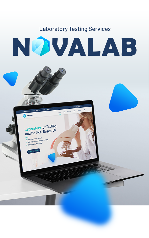 NovaLab – WordPress-Theme für wissenschaftliche Forschung und Labore – 4