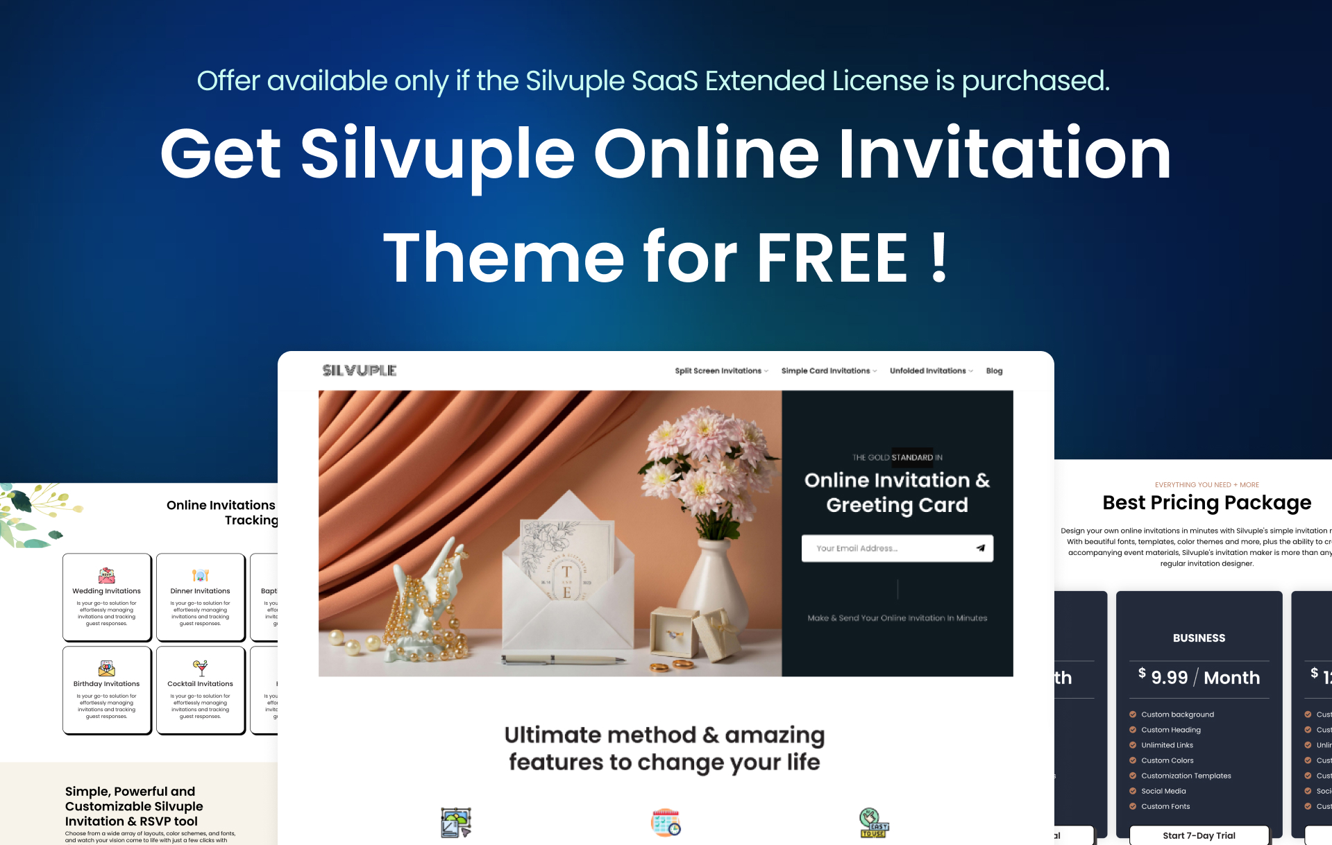 RSVP WordPress SaaS - Silvuple