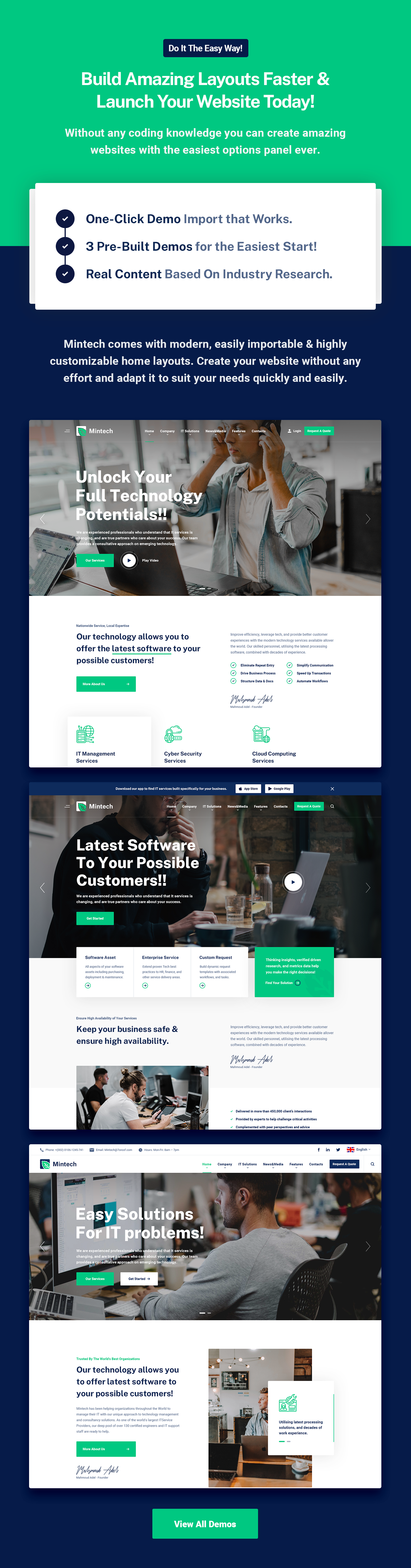 WordPress-Theme für IT-Lösungen und -Dienste