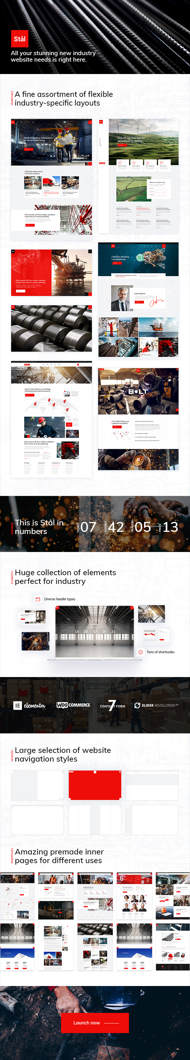 Stål – Industry WordPress Theme – 2