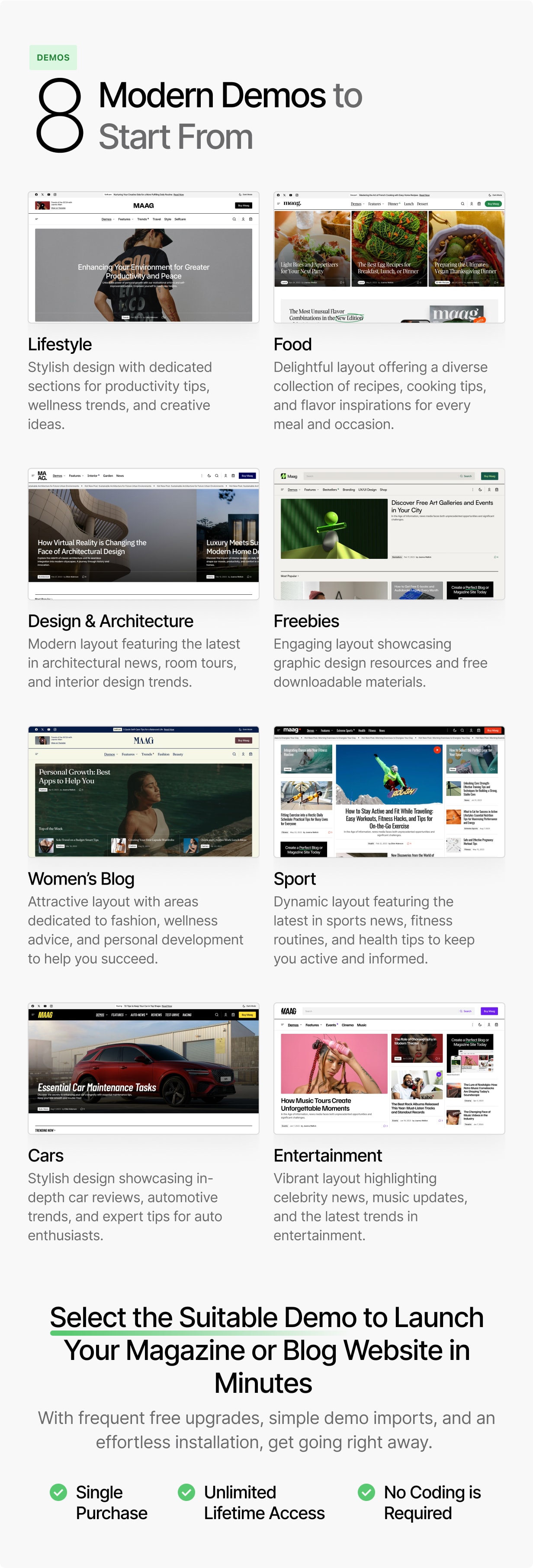 Maag – Modernes Blog- und Magazin-Theme mit herausragender Leistung – 3